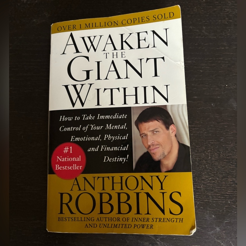 3/$20 Awaken the Giant Within paperback Book by Anthony Robbins